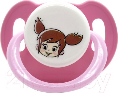 Пустышка Мама Тама Матроскин. Анатомическая Силиконовая / MT/027 (розовый)