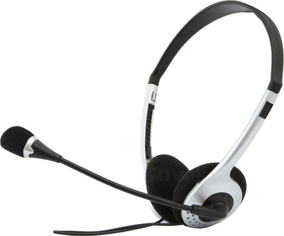 Наушники-гарнитура Sven AP-010MV (черно-серебристый)