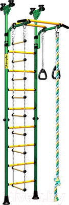 Детский спортивный комплекс Kampfer Strong Kid Ceiling (зеленый/желтый, стандарт)