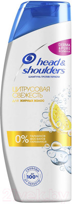 Шампунь для волос Head & Shoulders Цитрусовая свежесть против перхоти (600мл)