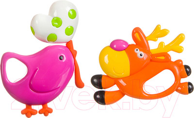 Набор погремушек Bondibon Baby You. Олень, птичка / ВВ3120