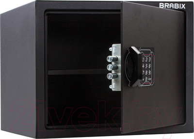 Мебельный сейф Brabix SF-280EL / 291149 (черный)