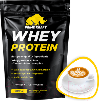Протеин Prime Kraft Whey Капучино (900г)