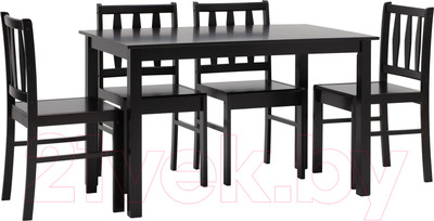 Обеденная группа Stool Group Ingrid (массив гевеи/венге)