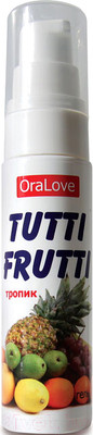 Лубрикант-гель Bioritm Tutti-Frutti экзотические фрукты / 30004 (30г)
