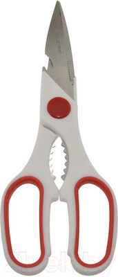 Ножницы кухонные Мультидом AN60-34 (белые ручки)