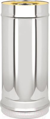 Труба вытяжная Везувий 0.5мм д. 150х250 L-1м