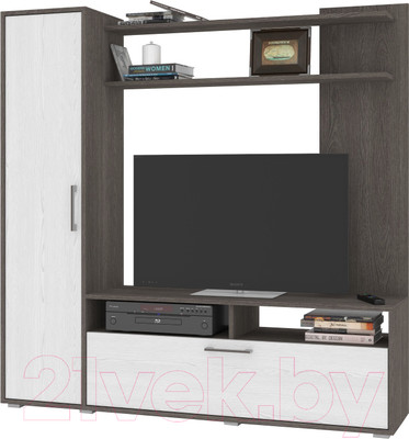 Стенка Modern Рига (анкор темный/анкор светлый)