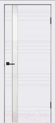 Дверь межкомнатная Velldoris Эмаль Scandi N 60x200 врезка (белый/лакобель белый)