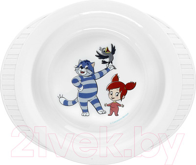 Тарелка для кормления Мама Тама На присоске / MT/040 (белый)