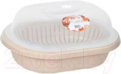 Хлебница Эльфпласт Плетенка EP441 (бежевый)