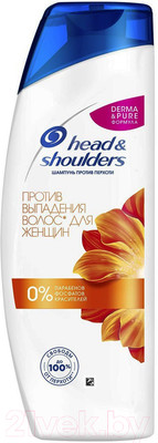 Шампунь для волос Head & Shoulders Против выпадения волос против перхоти для женщин (400мл)