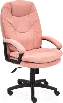 Кресло офисное Tetchair Comfort LT флок (розовый)