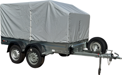 Прицеп для автомобиля Avtos A30P2B (3000x1500x300, R13, двухосный, ресс. AL-KO, тент 1200мм Аэро)