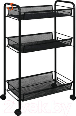 Этажерка ЗМИ Ладья 2К / Э322 (черный)