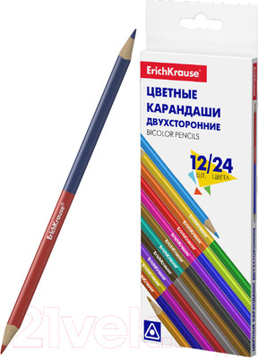 Набор цветных карандашей Erich Krause Basic / 50531 (12цв)