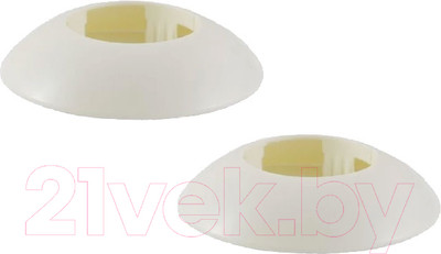 Розетта напольная Grace D16 Белый (2шт)