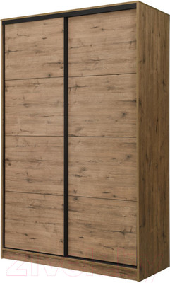 Шкаф-купе Рэйгрупп B 160 VVH Bromo РГ-10.03 (дуб велингтон/черный матовый)