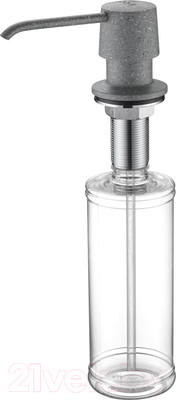 Дозатор встраиваемый в мойку Paulmark Sauber D001-310 (серый)