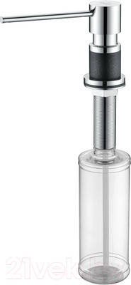 Дозатор встраиваемый в мойку Paulmark Kraft D003-418 (черный металлик)