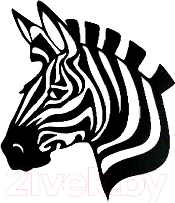 Декор настенный Arthata Зебра 35x35-B / 102-1 (черный)