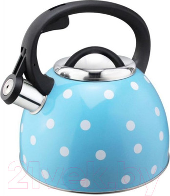 Чайник со свистком Mallony Maestria / 005175  (голубой)