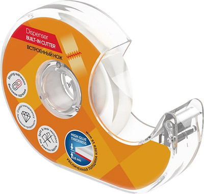 Диспенсер для скотча Erich Krause Crystal / 19445