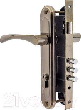 Замок врезной Avers 2223/70-AB