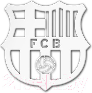 Декор настенный Arthata Football Club Barcelona 35x35-V / 113-1 (белый)