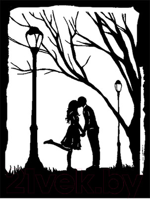 Декор настенный Arthata Встреча 30x40-B / 120-1 (черный)