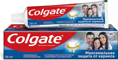 Зубная паста Colgate Максимальная защита от кариеса. Свежая мята (100мл)