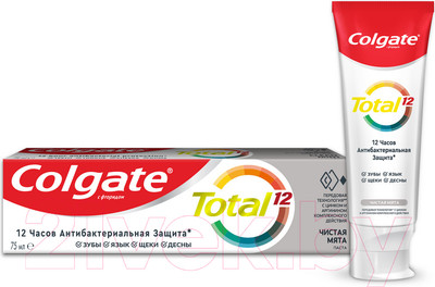 Зубная паста Colgate Total 12. Чистая мята (75мл)