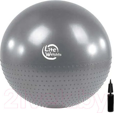Гимнастический мяч Lite Weights BB010-26 (серебристый)