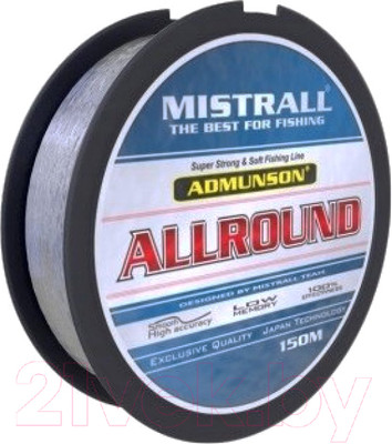 Леска монофильная Mistrall Admunson Allround 0.25мм 150м / ZM-3333025