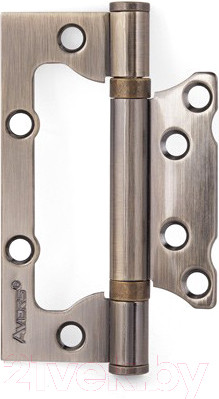 Петля дверная Avers 100x63x2-B2-AB (бронза)