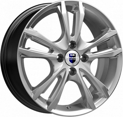 Литой диск K&K Samara 16x6" 4x108мм DIA 63.35мм ET 47.5мм Сильвер