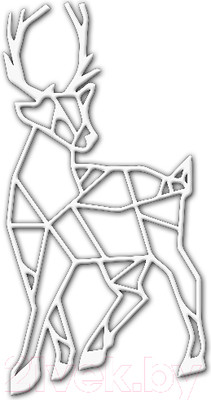 Декор настенный Arthata Горный козел 30x40-V / 135-1 (белый)