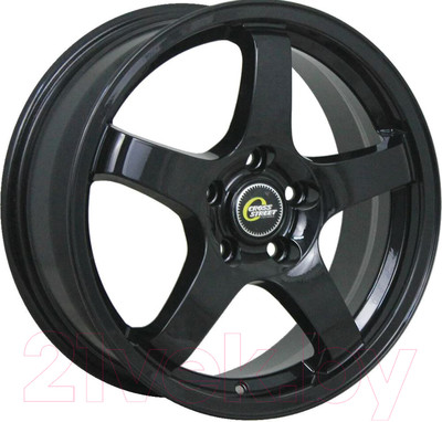 Литой диск Cross Street CR-14 15x6" 4x100мм DIA 60.1мм ET 47мм Black