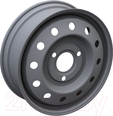 Штампованный диск Accuride ВАЗ 1111 12x4" 3x98мм DIA 58.6мм ET 40мм Грэй