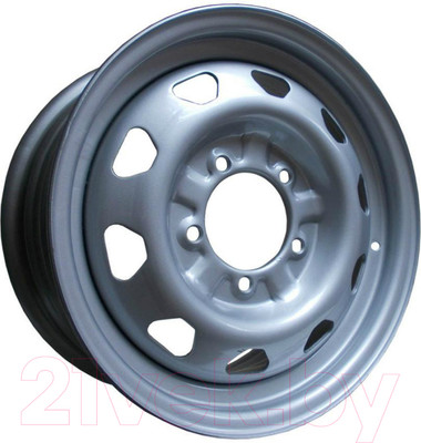 Штампованный диск Accuride УАЗ Patriot/Hunter 16x6.5" 5x139.7мм DIA 108.5мм ET 40мм Сильвер