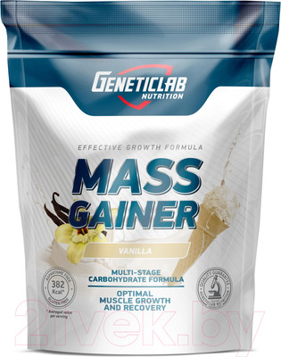 Гейнер Geneticlab Mass Gainer (1000г, ваниль)