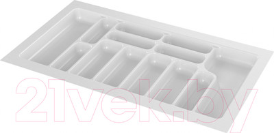 Органайзер для столовых приборов Starax S-2290-W (белый)