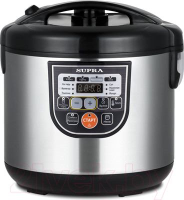 Мультиварка Supra MCS-5114 (серебристый/черный)