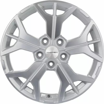 Литой диск Khomen KHW1715 Teana/X-Trail 17x7" 5x114.3мм DIA 66.1мм ET 45мм (F-Silver)