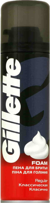 Пена для бритья Gillette Regular классическая (200мл)