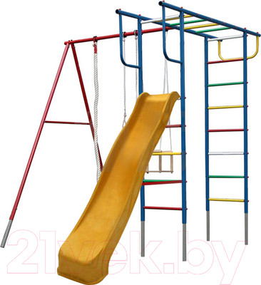 Игровой комплекс Вертикаль П дачный с горкой