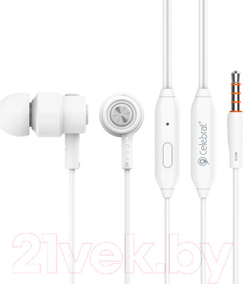 Наушники-гарнитура Celebrat V1 (белый)