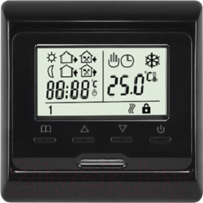 Терморегулятор для теплого пола Teplotex 51 (черный)