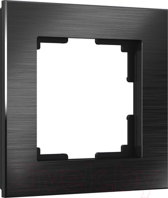 Рамка для выключателей и розеток Werkel W0011708 / a050949 (черный алюминий)