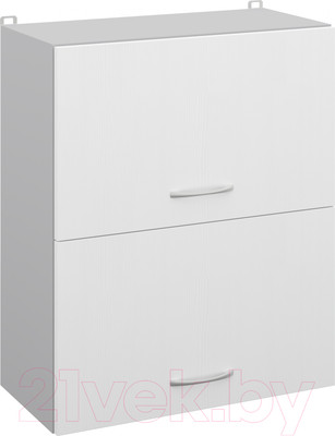 Шкаф навесной для кухни Кортекс-мебель Корнелия Лира ВШ60-2г (белый)